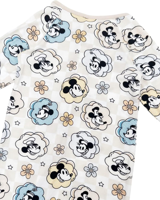 Bow Dream Baby Boy Romper Jumpsuit Bamboo Rayon Baby Clothes Girls & 2 Way Zipper Outfit Baby Clothes for Girls