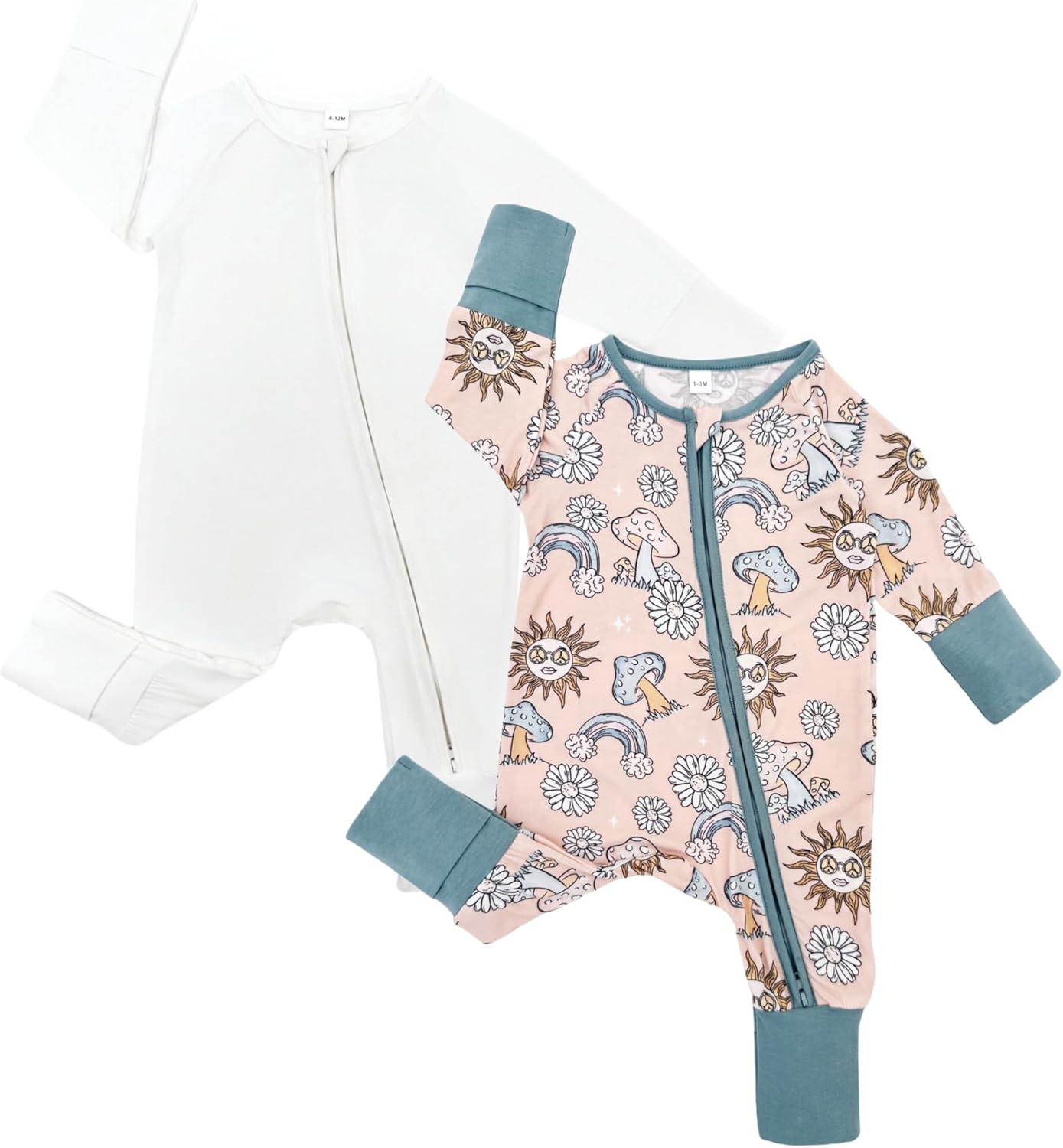 Bow Dream Baby Bamboo Rayon Romper Girl Footless Viscose Newborn Infant Footie Outfits Mitten Cuffs Toddler Boy Clothes