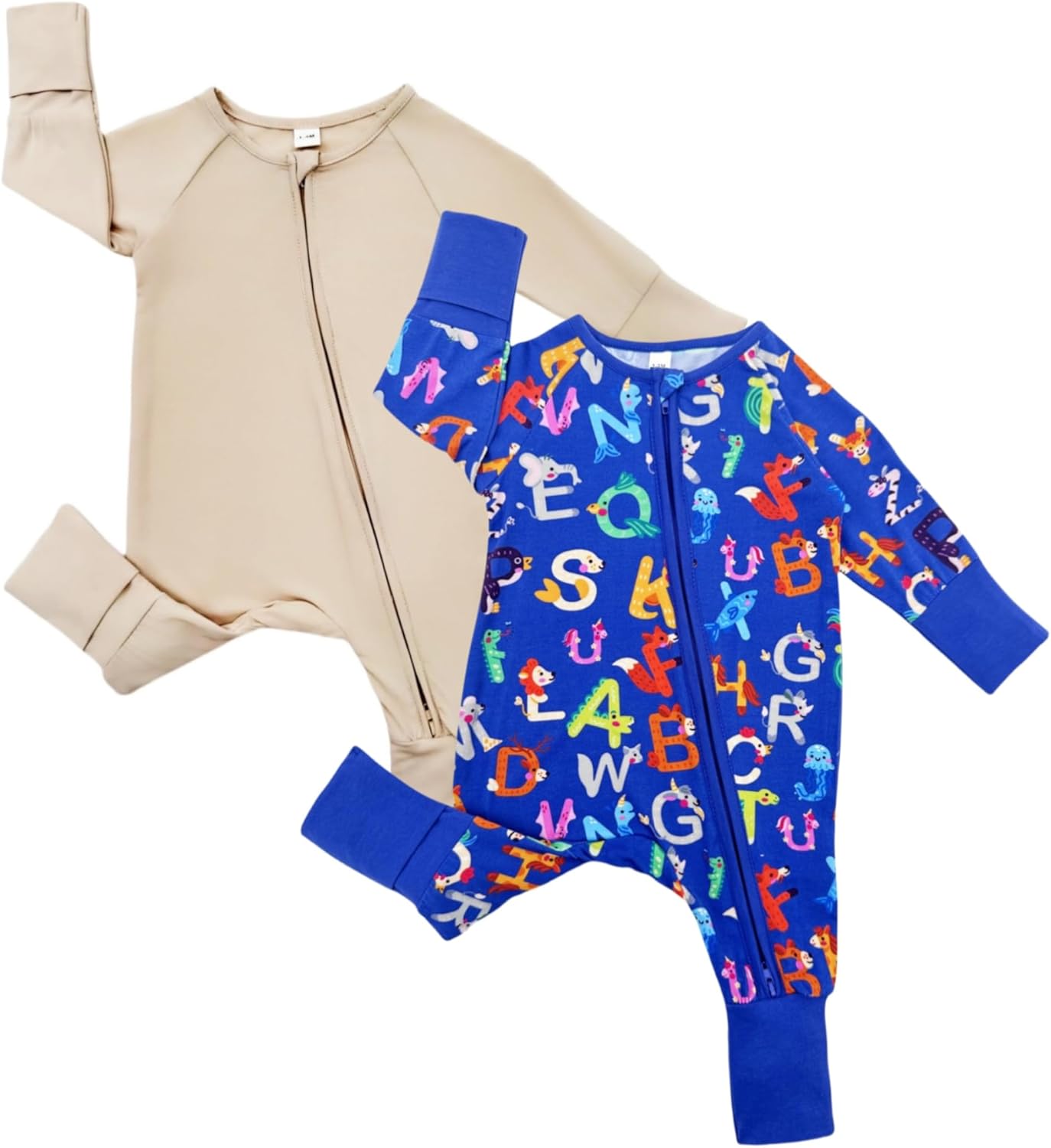 Bow Dream Baby Boy Romper Jumpsuit Bamboo Rayon Baby Clothes Girls & 2 Way Zipper Outfit Baby Clothes for Girls