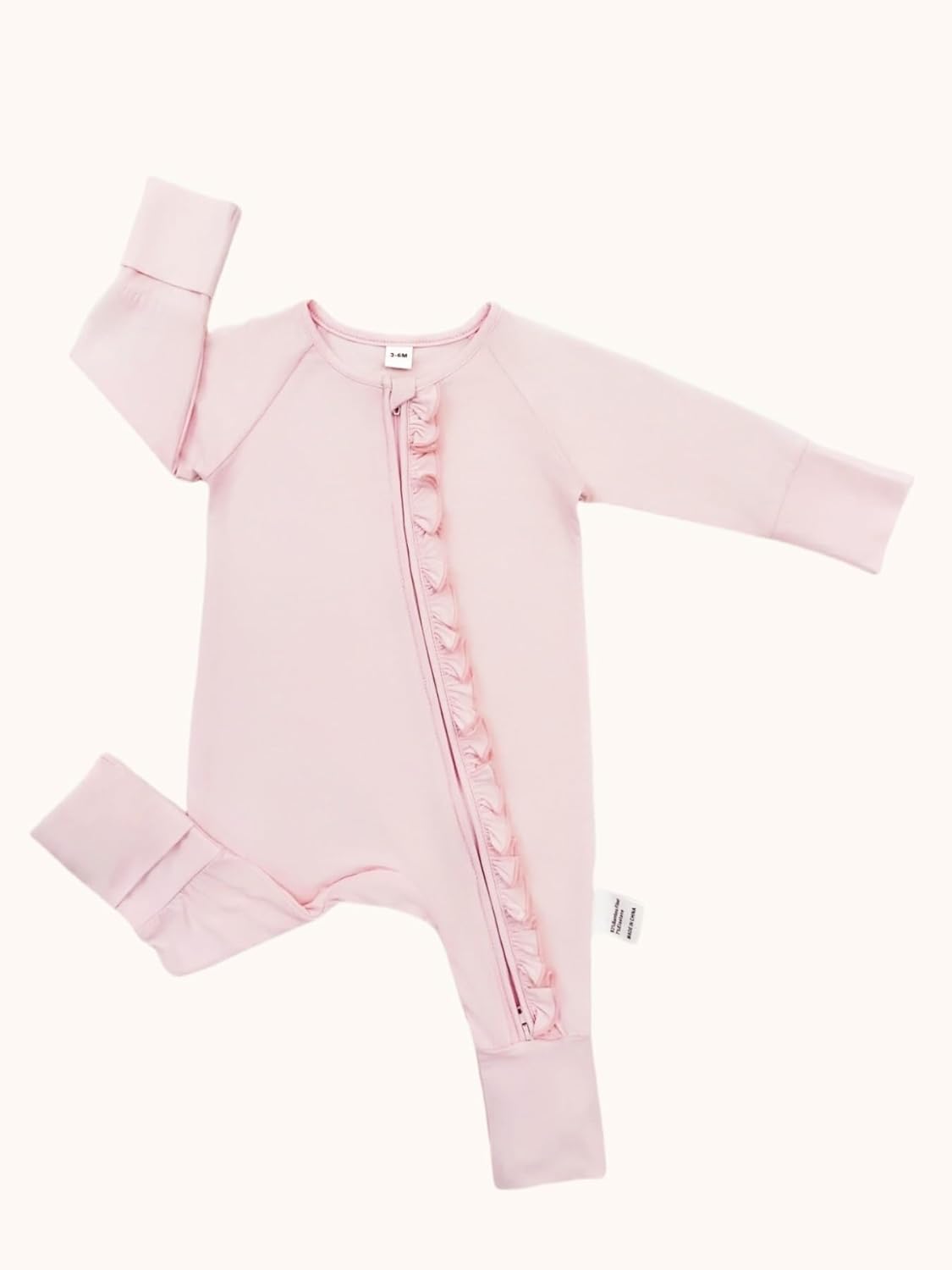 Bow Dream Baby Boy Romper Jumpsuit Bamboo Rayon Baby Clothes Girls & 2 Way Zipper Outfit Baby Clothes for Girls