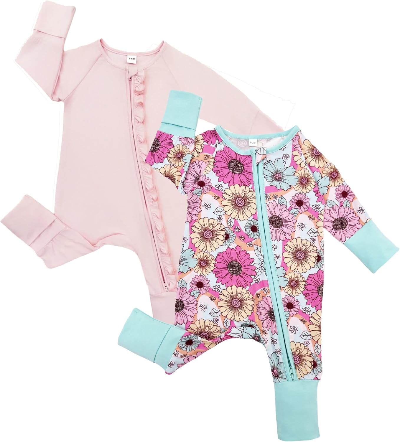 Bow Dream Baby Bamboo Rayon Romper Girl Footless Viscose Newborn Infant Footie Outfits Mitten Cuffs Toddler Boy Clothes