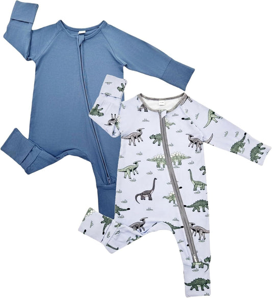 Bow Dream Baby Girl Romper Jumpsuit Bamboo Rayon Baby Clothes Boys & 2 Way Zipper Outfit Baby Clothes for Girls