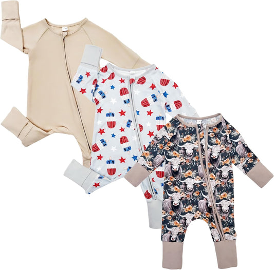 Bow Dream Infant Boys Girls Clothes Newborn Bamboo Rayon Baby girl Romper baby boy Bodysuit Jumpsuit